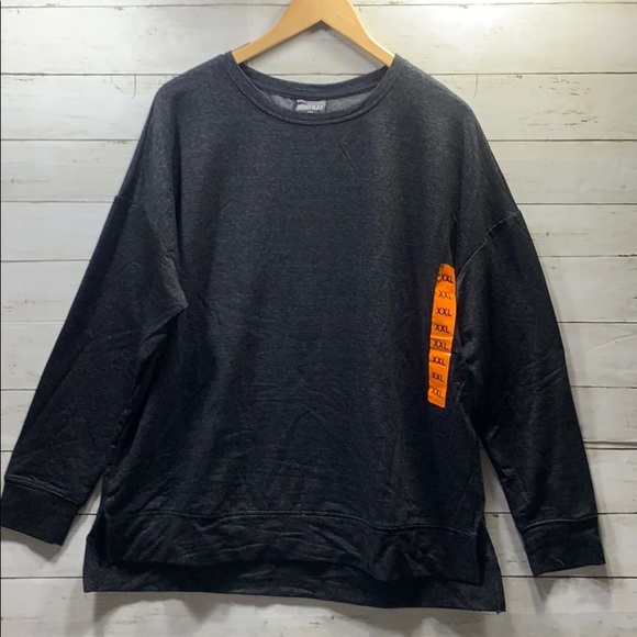NWOT 32degrees Gray fleece crewneck Top Sz. XXL - Picture 1 of 7